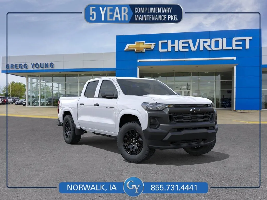 White 2026 Chevrolet Colorado Work Truck for sale in Norwalk, IA