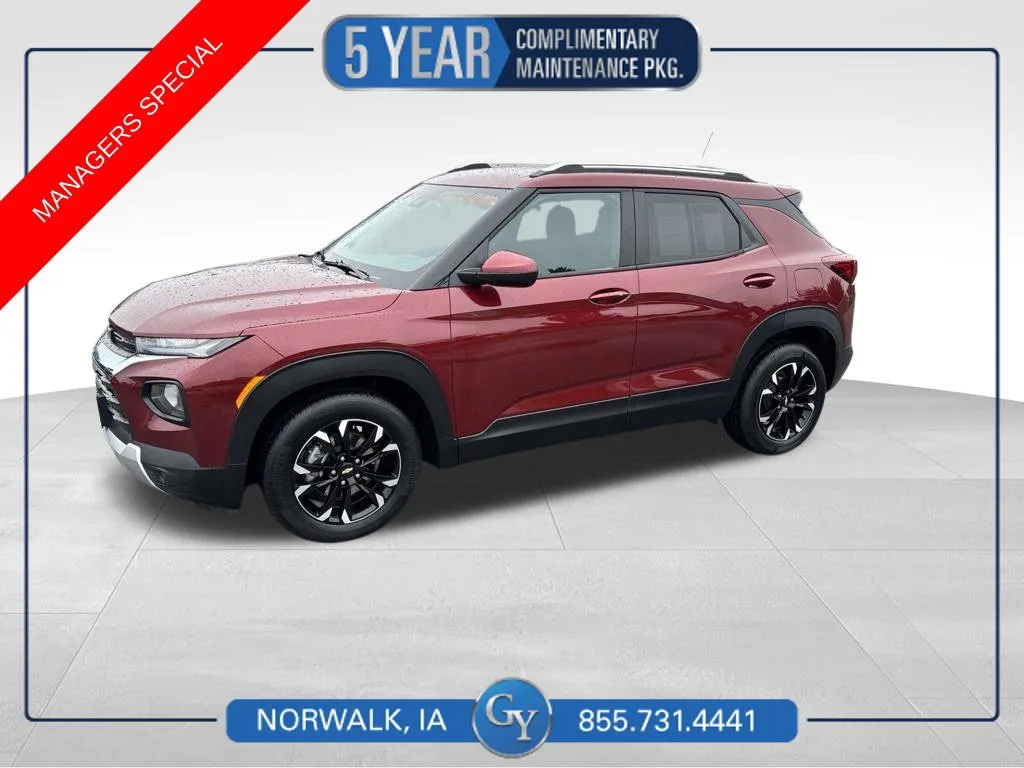 Red 2023 Chevrolet TrailBlazer LT for sale in Norwalk, IA