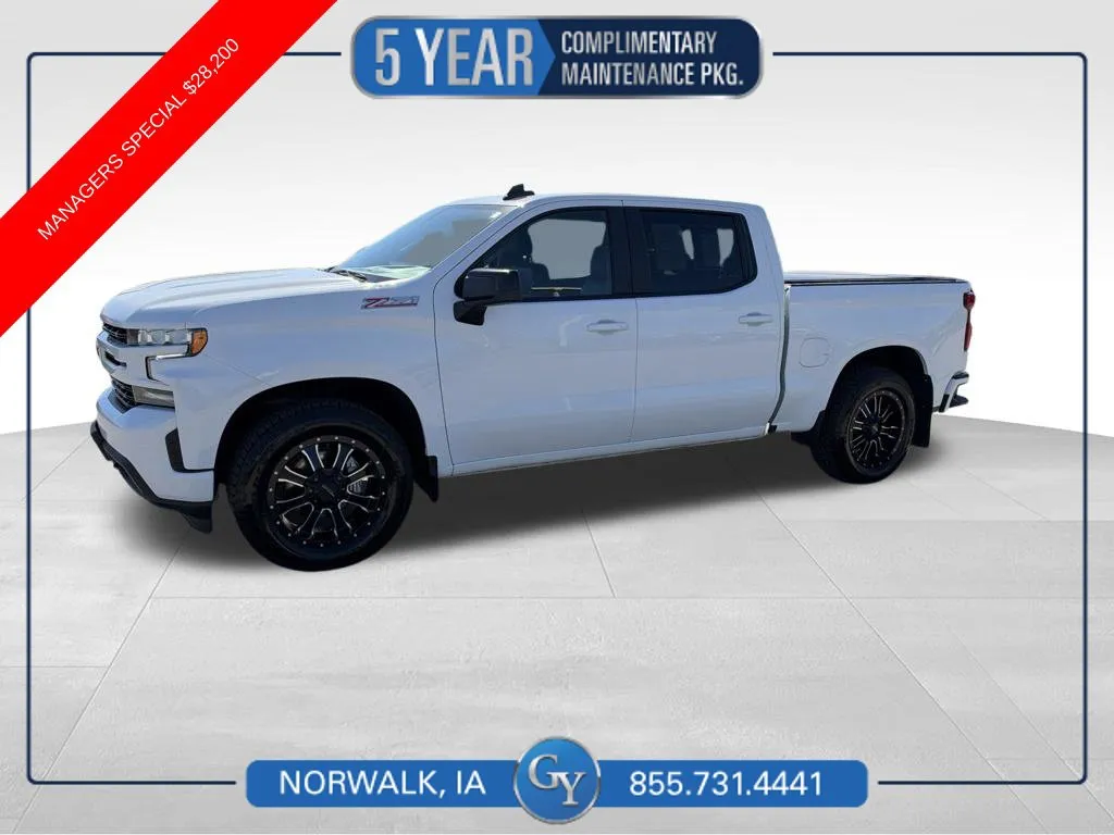 White 2021 Chevrolet Silverado 1500 RST for sale in Norwalk, IA