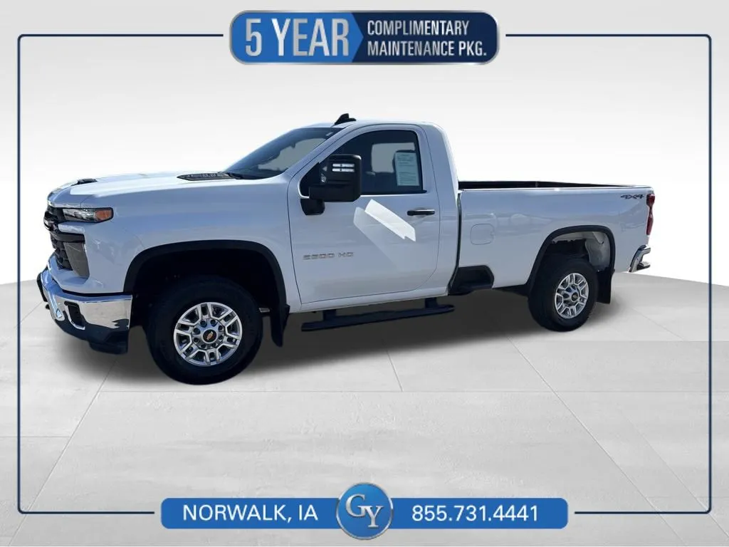 White 2026 Chevrolet Silverado 2500 HD Work Truck for sale in Norwalk, IA