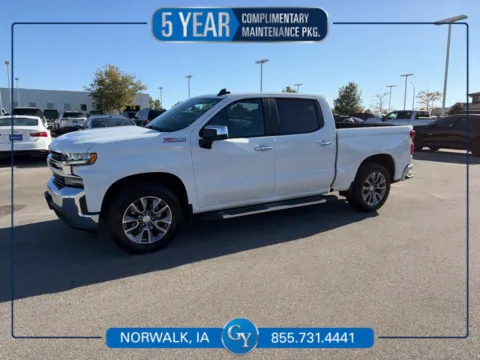 White 2020 Chevrolet Silverado 1500 LT for sale in Norwalk, IA