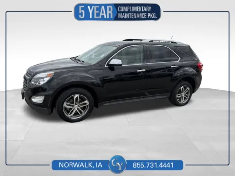 Blue 2017 Chevrolet Equinox Premier for sale in Norwalk, IA
