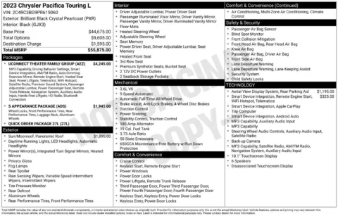 Photos of 2023 Chrysler Pacifica Touring L for sale in Norwalk, IA at Gregg Young Chevrolet of Norwalk