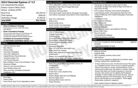 Photos of 2024 Chevrolet Equinox LT for sale in Norwalk, IA at Gregg Young Chevrolet of Norwalk