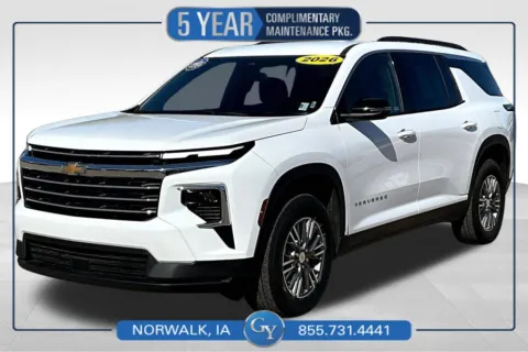 White 2026 Chevrolet Traverse LT for sale in Norwalk, IA