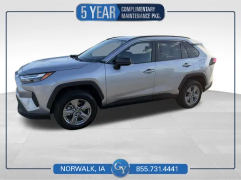 Silver 2024 Toyota RAV4 Hybrid LE for sale in Norwalk, IA