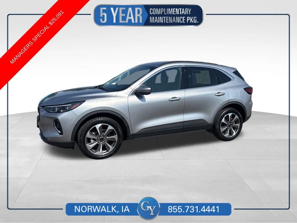 Silver 2023 Ford Escape Platinum for sale in Norwalk, IA