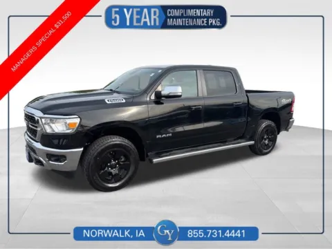Black 2022 Ram 1500 Big Horn/Lone Star for sale in Norwalk, IA