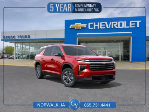Red 2025 Chevrolet Traverse LT for sale in Norwalk, IA