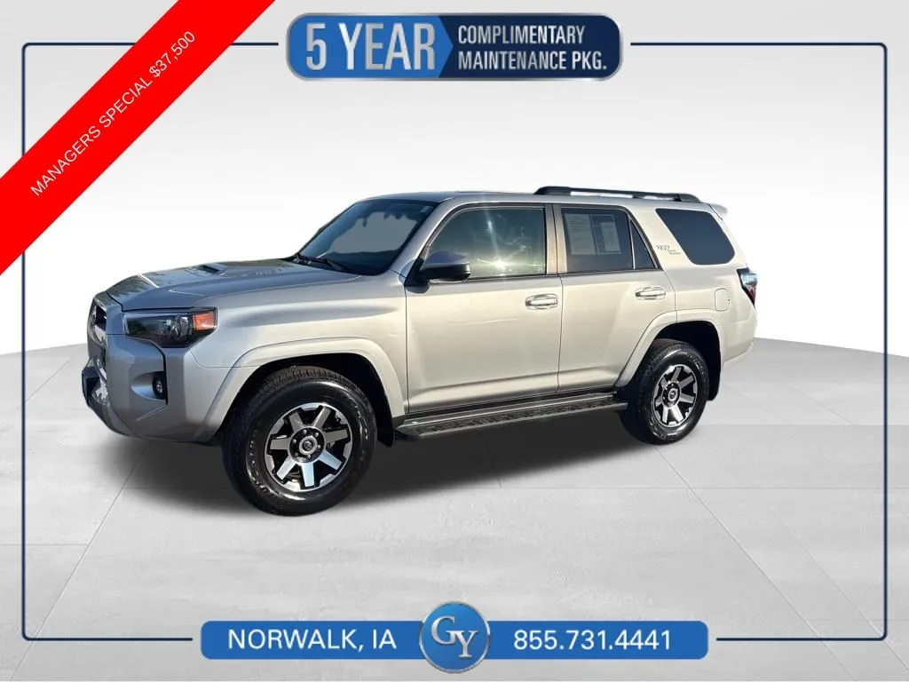 Silver 2024 Toyota 4Runner TRD Off-Road for sale in Norwalk, IA