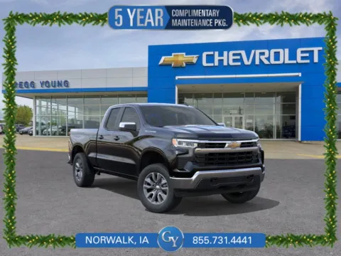 Black 2025 Chevrolet Silverado 1500 LT for sale in Norwalk, IA