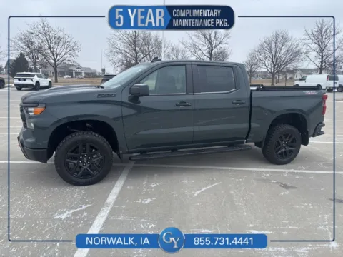 Gray 2026 Chevrolet Silverado 1500 Custom Trail Boss for sale in Norwalk, IA