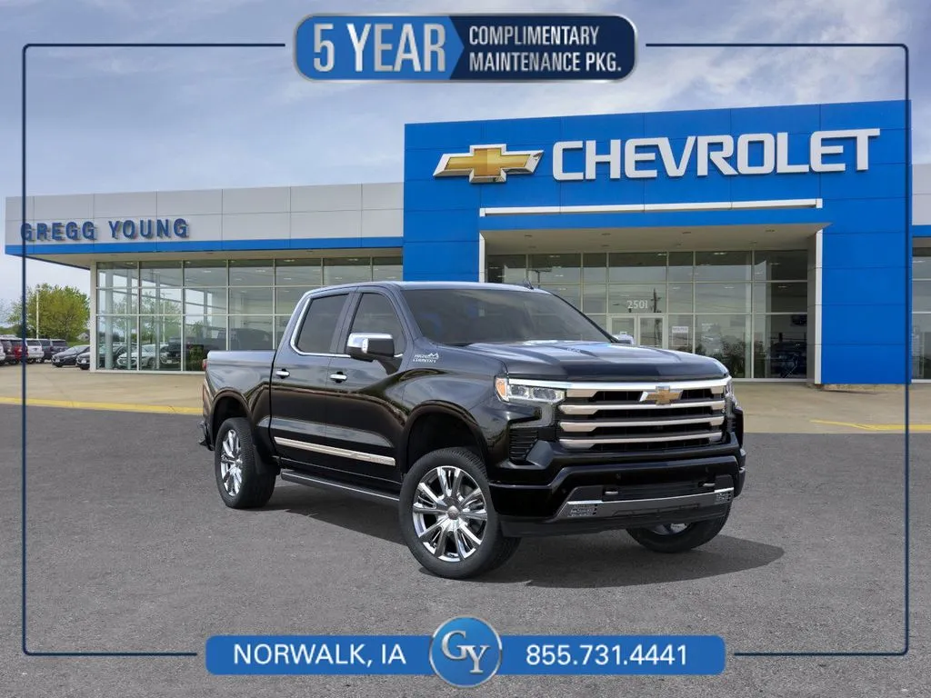 Black 2026 Chevrolet Silverado 1500 High Country for sale in Norwalk, IA