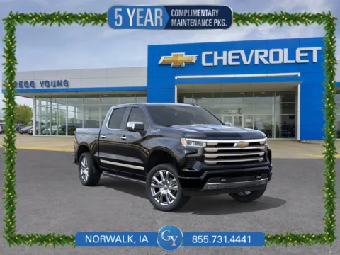 Black 2026 Chevrolet Silverado 1500 High Country for sale in Norwalk, IA