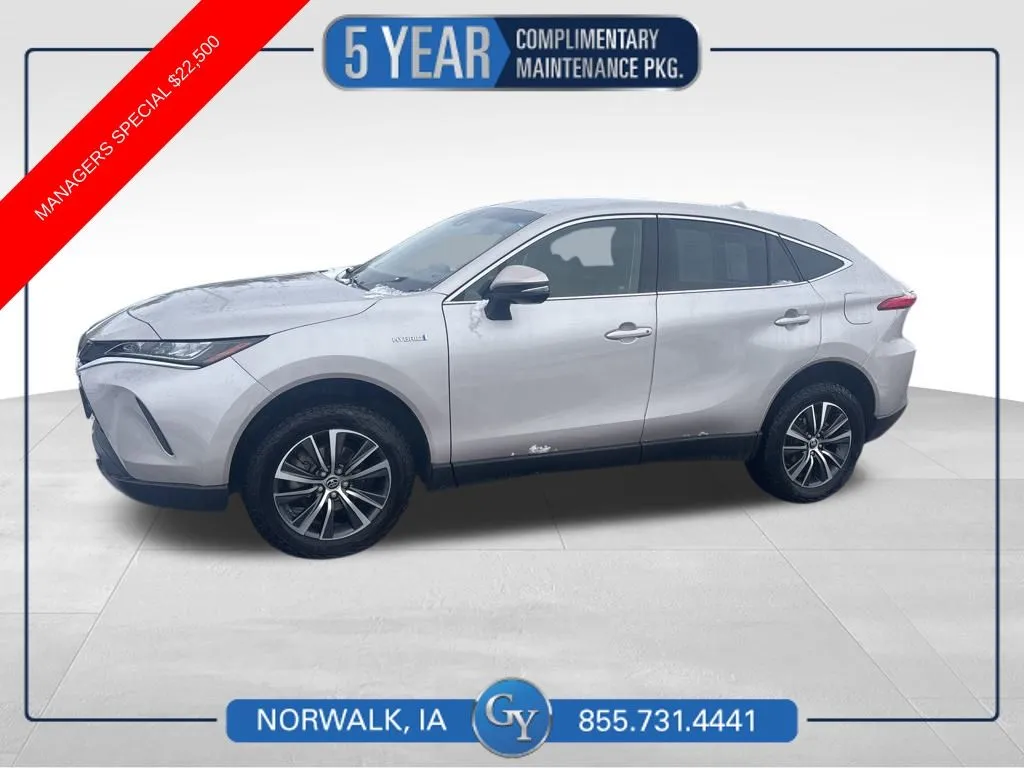 Green 2021 Toyota Venza XLE for sale in Norwalk, IA