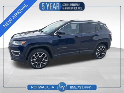 Blue 2021 Jeep Compass Limited for sale in Norwalk, IA
