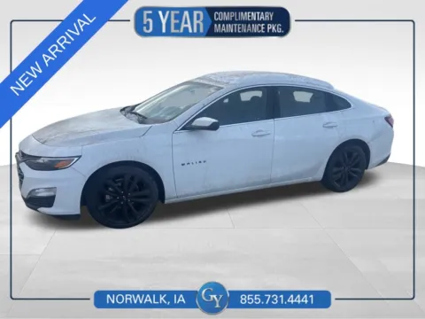 White 2024 Chevrolet Malibu LT for sale in Norwalk, IA