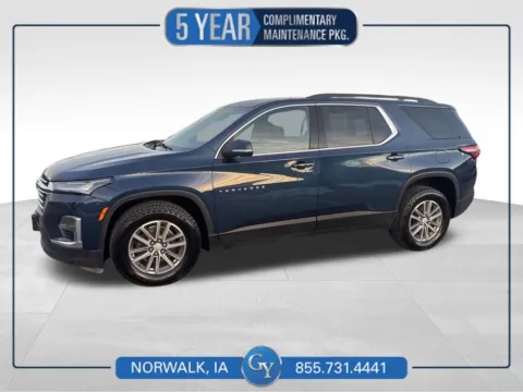 Blue 2023 Chevrolet Traverse LT for sale in Norwalk, IA