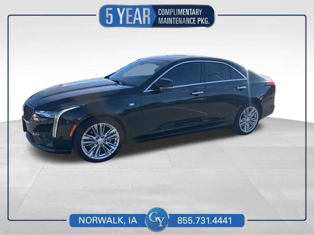 Green 2021 Cadillac CT4 Premium Luxury for sale in Norwalk, IA