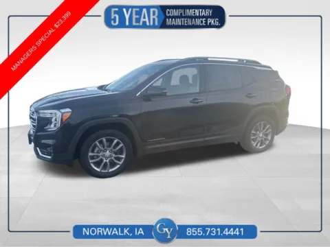 Black 2024 GMC Terrain SLT for sale in Norwalk, IA