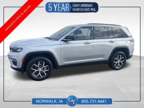 Silver 2024 Jeep Grand Cherokee Limited for sale in Norwalk, IA