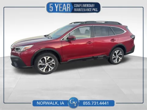 Red 2021 Subaru Outback Limited for sale in Norwalk, IA