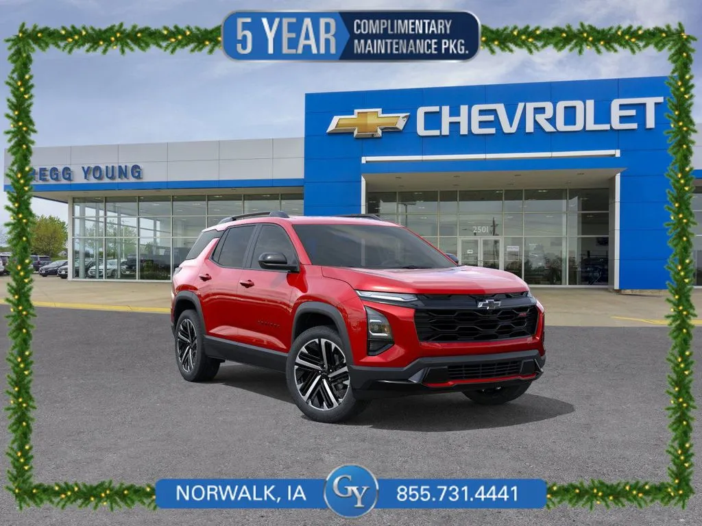 Red 2026 Chevrolet Equinox RS for sale in Norwalk, IA
