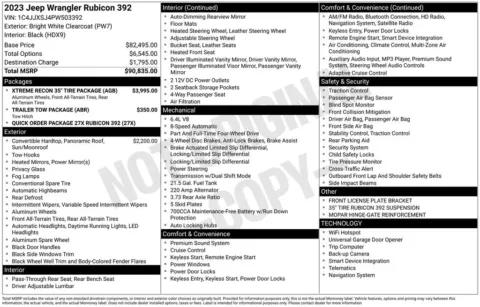 Photos of 2023 Jeep Wrangler Rubicon 392 for sale in Norwalk, IA at Gregg Young Chevrolet of Norwalk