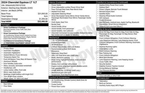 Photos of 2024 Chevrolet Equinox LT for sale in Norwalk, IA at Gregg Young Chevrolet of Norwalk