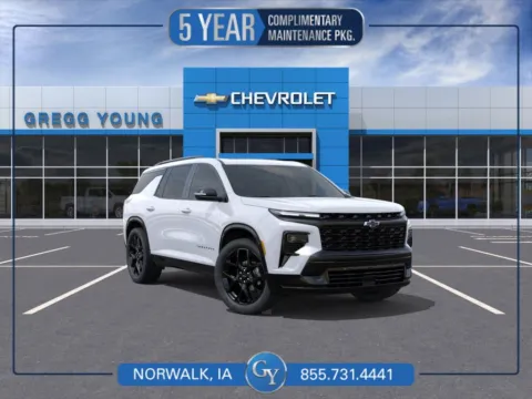 White 2026 Chevrolet Traverse RS for sale in Norwalk, IA