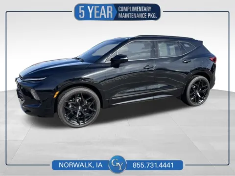 Black 2024 Chevrolet Blazer RS for sale in Norwalk, IA