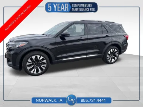 Black 2025 Ford Explorer Platinum for sale in Norwalk, IA