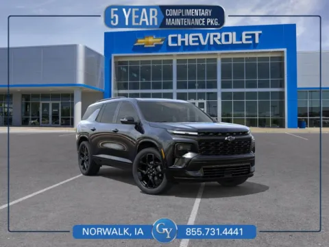 Black 2026 Chevrolet Traverse RS for sale in Norwalk, IA
