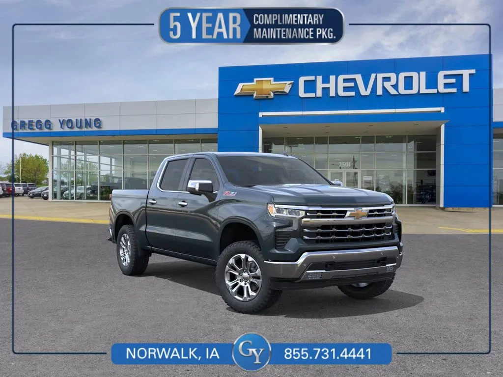 Gray 2026 Chevrolet Silverado 1500 LTZ for sale in Norwalk, IA