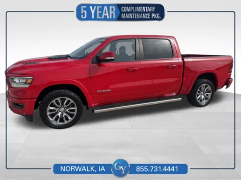 Red 2020 Ram 1500 Laramie for sale in Norwalk, IA