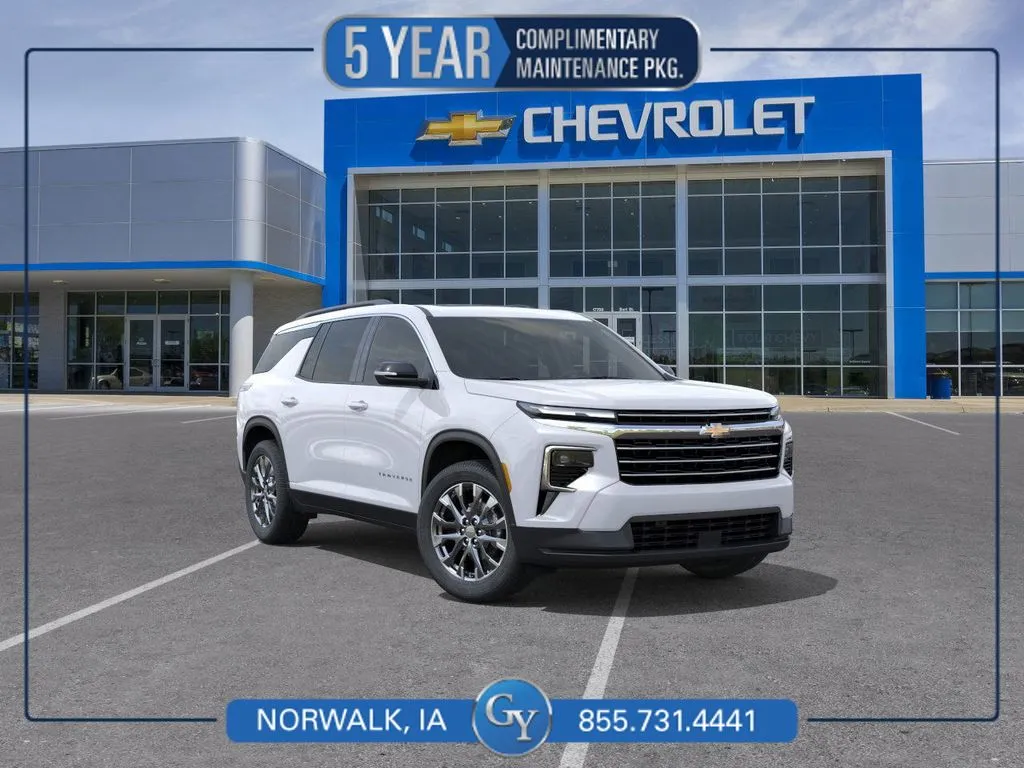 White 2026 Chevrolet Traverse LT for sale in Norwalk, IA