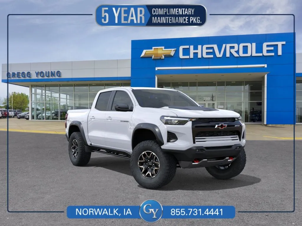 White 2026 Chevrolet Colorado ZR2 for sale in Norwalk, IA