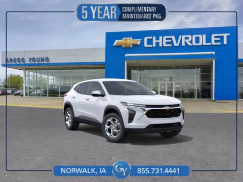 White 2026 Chevrolet Trax LS for sale in Norwalk, IA