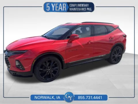 Red 2022 Chevrolet Blazer RS for sale in Norwalk, IA