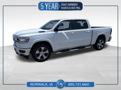 White 2021 Ram 1500 Laramie for sale in Norwalk, IA