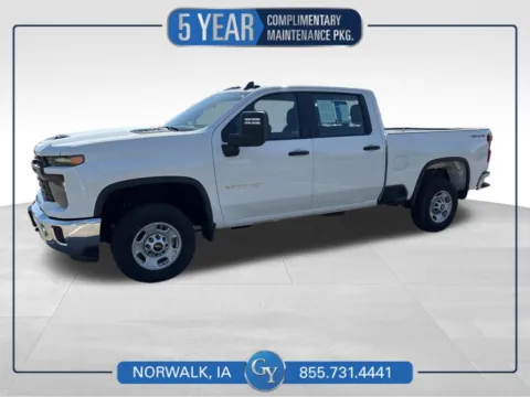 White 2024 Chevrolet Silverado 2500HD Work Truck for sale in Norwalk, IA