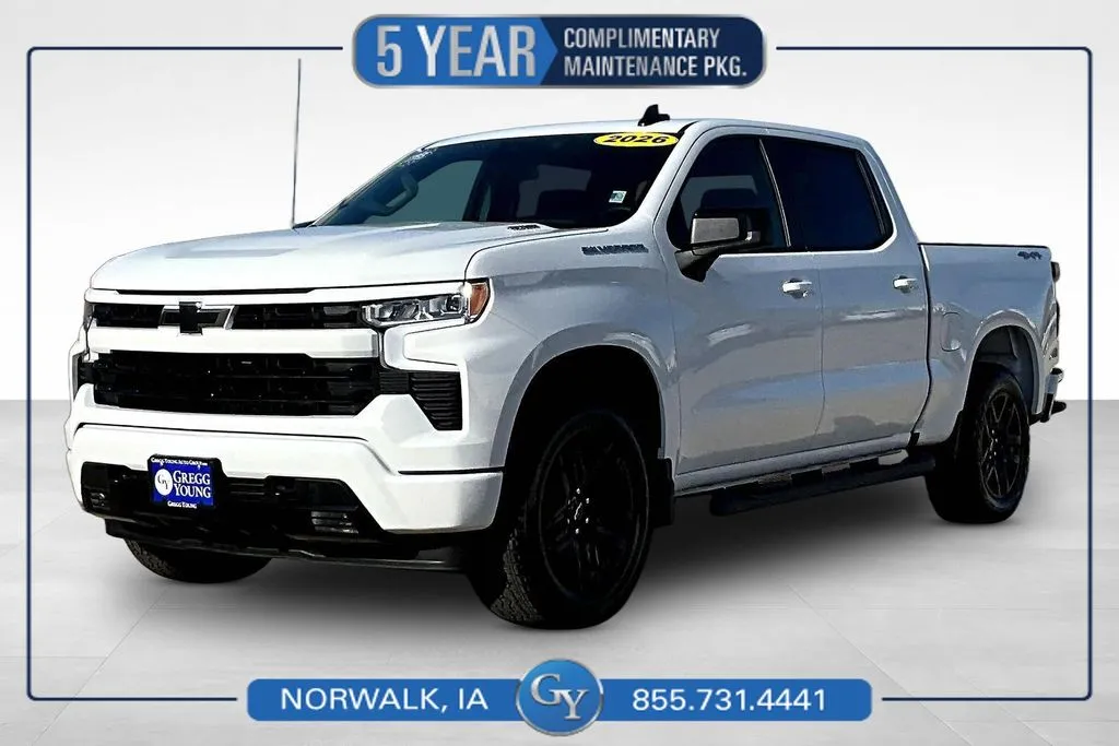 White 2026 Chevrolet Silverado 1500 RST for sale in Norwalk, IA