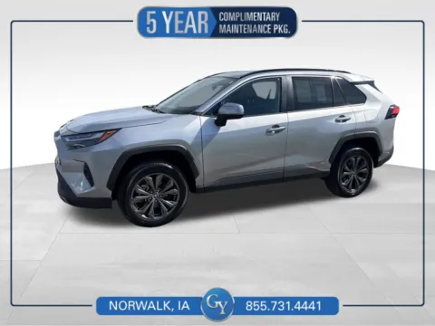 Silver 2022 Toyota RAV4 Hybrid Limited for sale in Norwalk, IA
