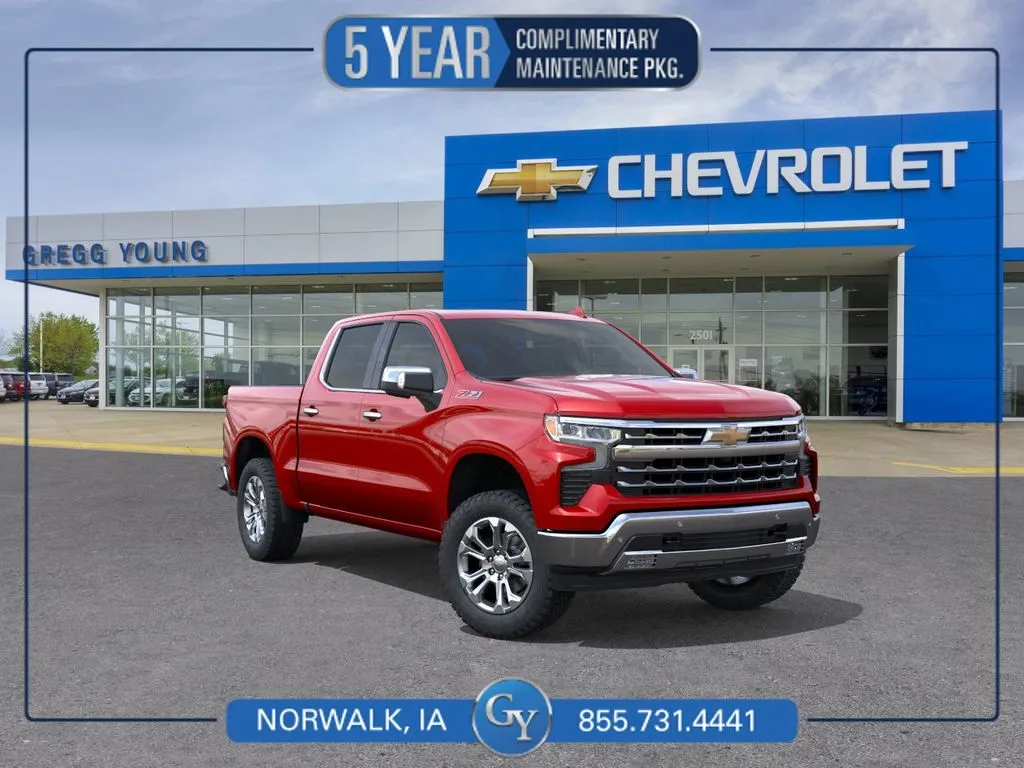 Red 2026 Chevrolet Silverado 1500 LTZ for sale in Norwalk, IA