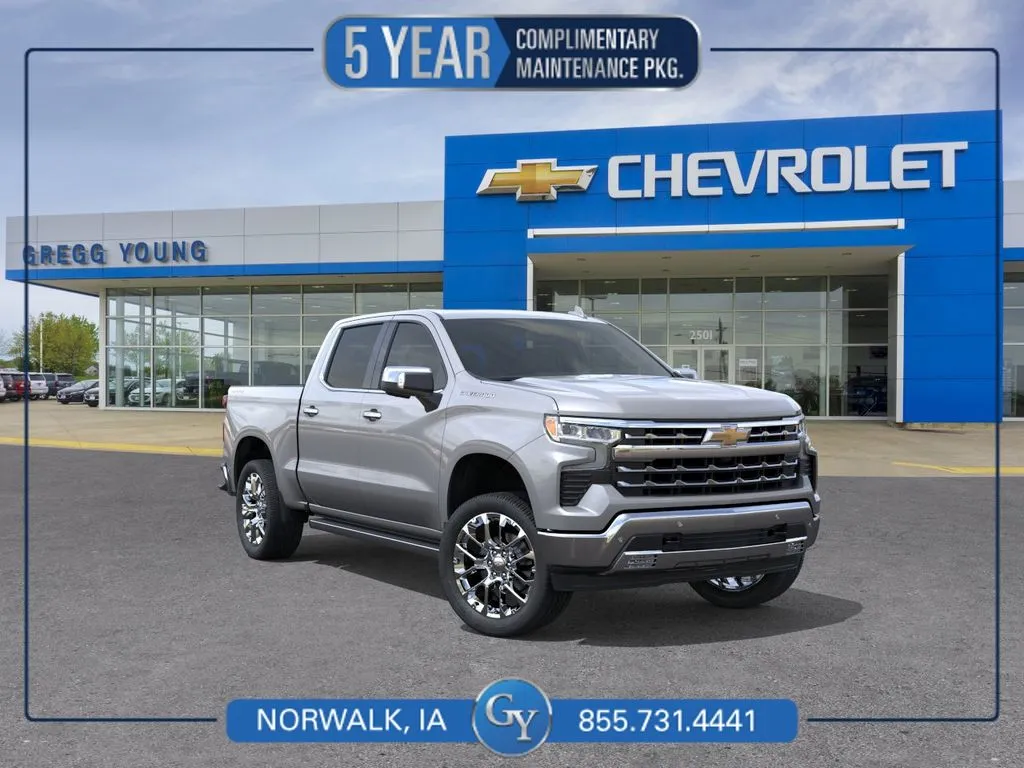 Gray 2026 Chevrolet Silverado 1500 LTZ for sale in Norwalk, IA