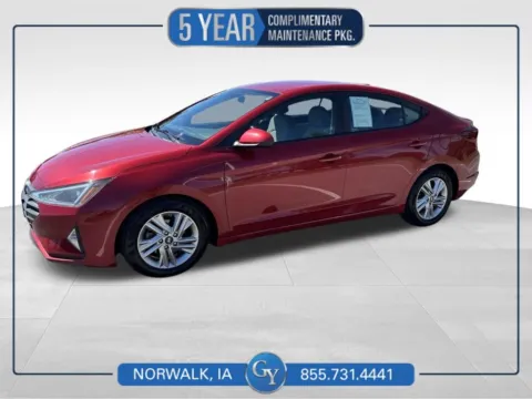 Red 2020 Hyundai Elantra SEL for sale in Norwalk, IA