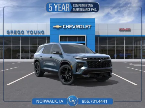 Blue 2026 Chevrolet Traverse RS for sale in Norwalk, IA