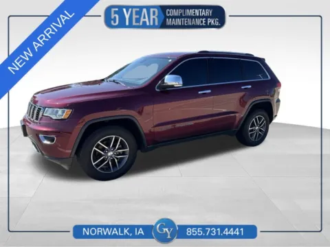 Red 2018 Jeep Grand Cherokee Limited for sale in Norwalk, IA