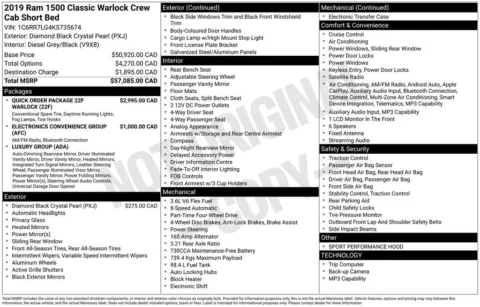 Photos of 2019 Ram 1500 Classic Warlock for sale in Norwalk, IA at Gregg Young Chevrolet of Norwalk