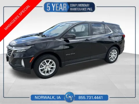 Black 2024 Chevrolet Equinox LT for sale in Norwalk, IA